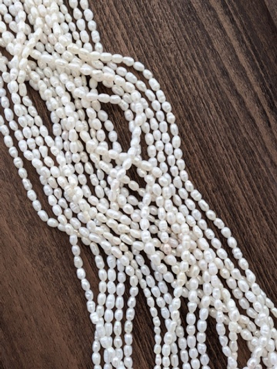 Жемчуг натуральный 3.5-3.8мм