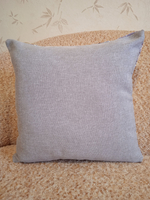 Декоративный гобеленовый чехол для интерьерной подушки Лаванда и кружево 38*38