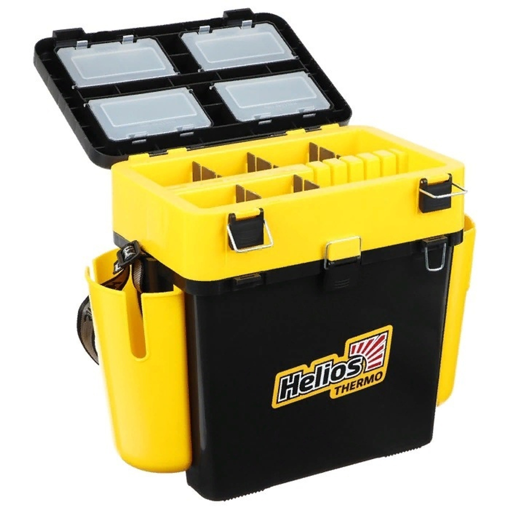 Ящик FishBox Thermo с термоконтейнером (19л/8,5л) черно-жел