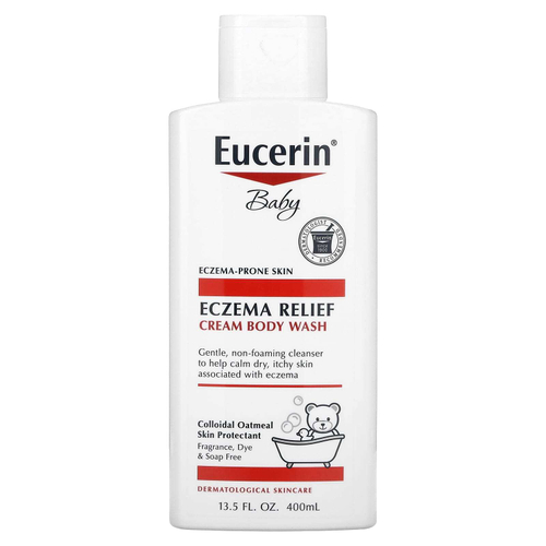 Eucerin, средство от экземы, для детей, крем-гель для душа, 400 мл (13,5 жидк. унции)