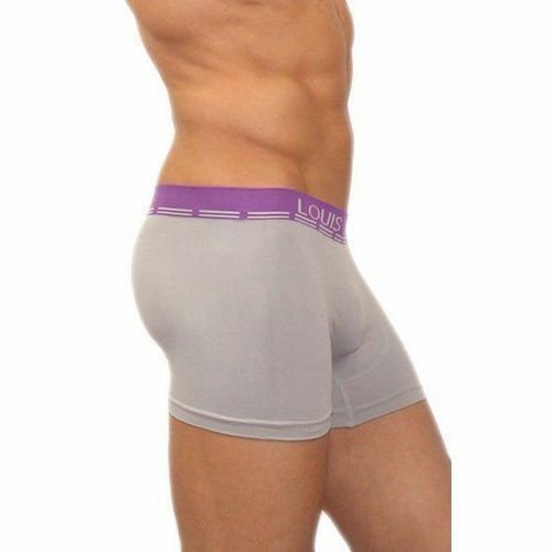 Мужские трусы боксеры серые бесшовные Louis Vuitton