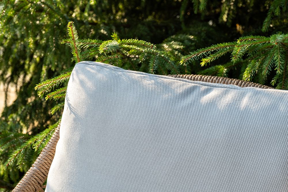 "Венеция" лаунж-зона из искусственного ротанга, цвет соломенный