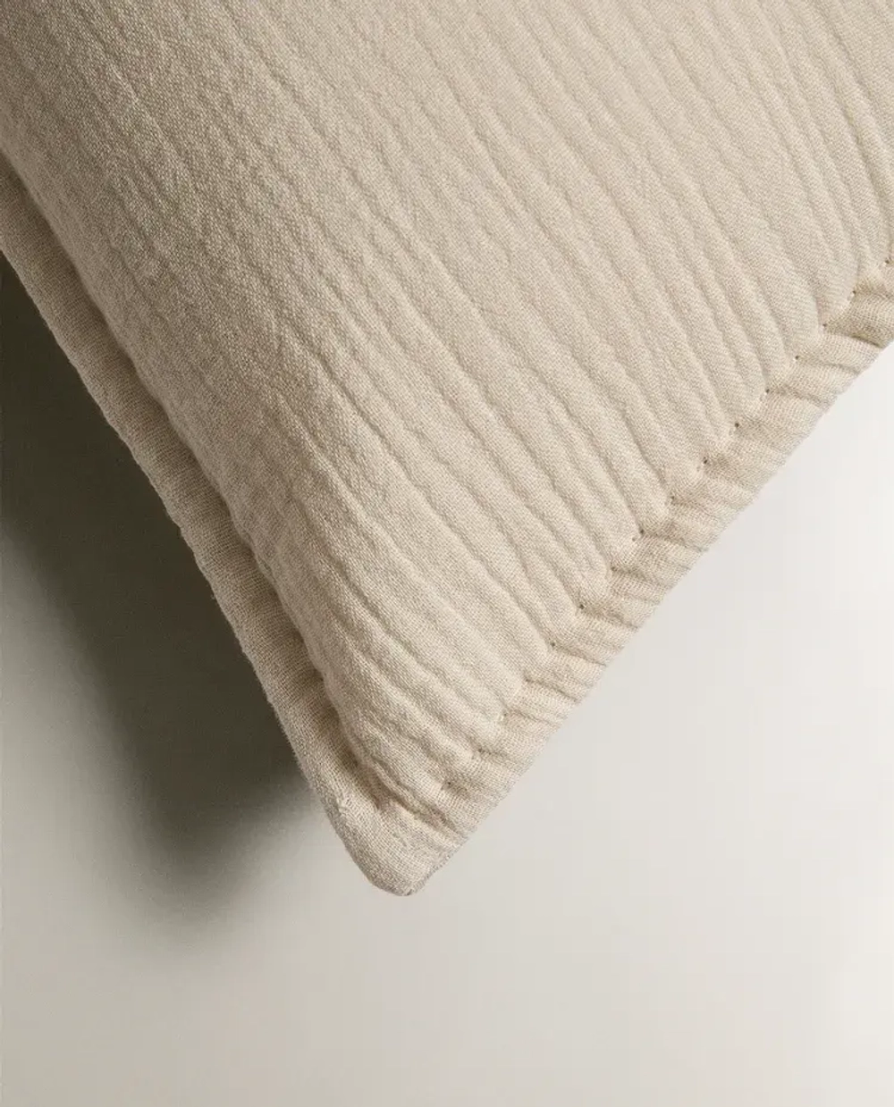 ZARA HOME НАВОЛОЧКА ДЛЯ ДЕКОРАТИВНОЙ ПОДУШКИ ДЛЯ ДЕТЕЙ ИЗ МУСЛИНА, БЕЖЕВЫЙ