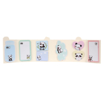 Набор бумажных стикеров "Панда", 6 развротов