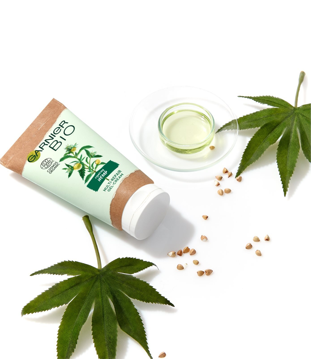 Garnier Bio Repairing Hemp - регенерирующий крем с конопляным маслом /   50  ml  / GTIN 3600542370394