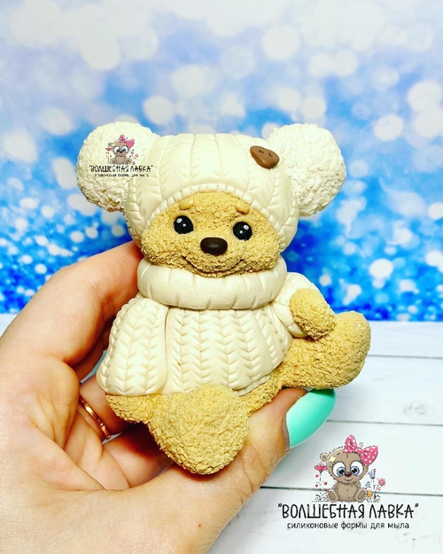 Силиконовая форма Мишка Анди