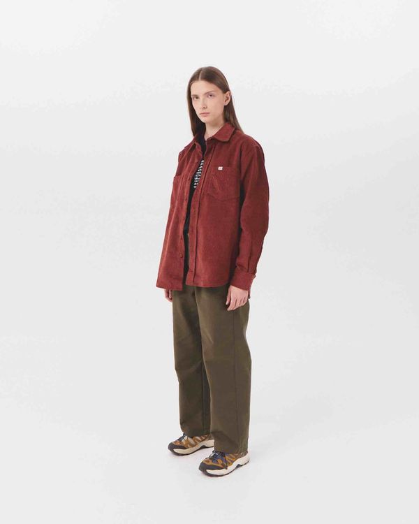 Рубашка FW23 Velvet Brick Кирпичная - фото 3