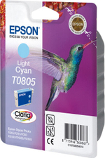 Epson Hummingbird Singlepack Light Cyan T0805 Claria Photographic Ink C13T08054010