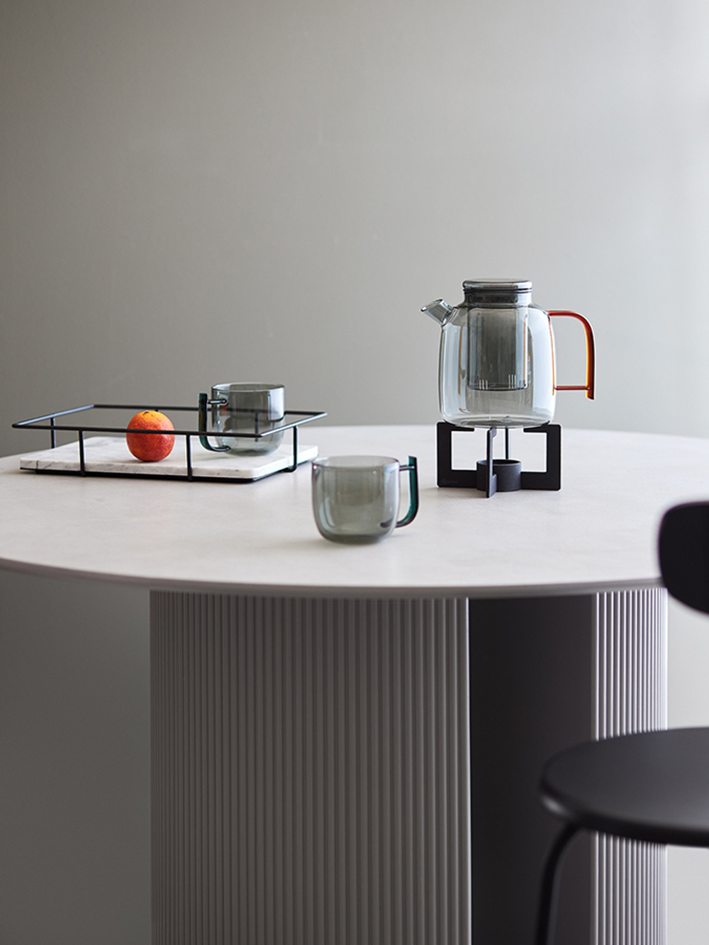 Набор из чайника и двух чашек misty, 1,5 л