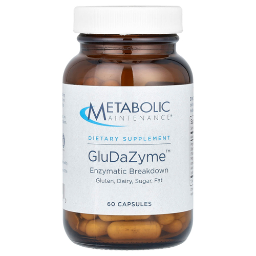 Metabolic Maintenance, GluDaZyme, 60 капсул