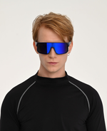 Спортивные очки GOG Vidar / Matt Navy Blue/Orange / Polarized Reflex Blue