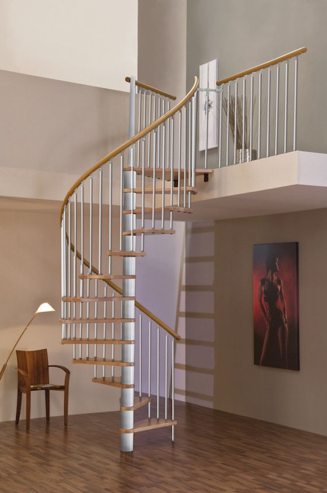 Винтовая лестница MINKA Spiral Decor 120, серебро max