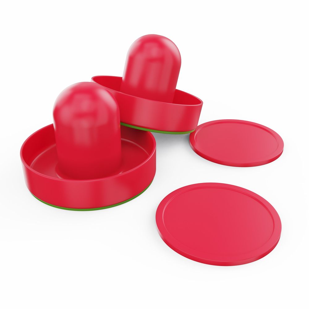 Игровой стол – аэрохоккей с подсветкой DFC Championship 53&amp;quot; 135 х 65 см, складной, черный