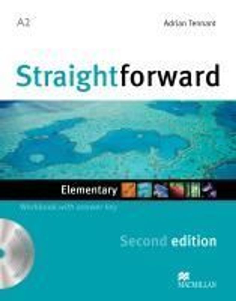 Straightforward 2nd Edition Elementary Workbook with Key + CD