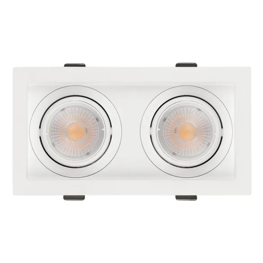 Светильник MS-VORTEX-BUILT-S170x90-2x12W Warm3000 (WH-WH, 40 deg, 230V) (Arlight, IP20 Металл, 5 лет) 057761