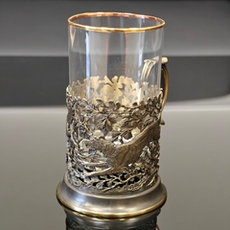 Чайный набор "Волк" с ложечкой