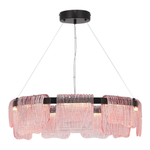 Светильник светодиодный, черный, розовый, LED, 54