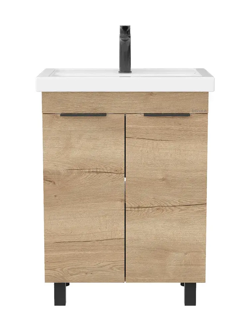 Тумба Onika Легран 60, напольная, дуб галифакс (ум. Фостер-60) 106159