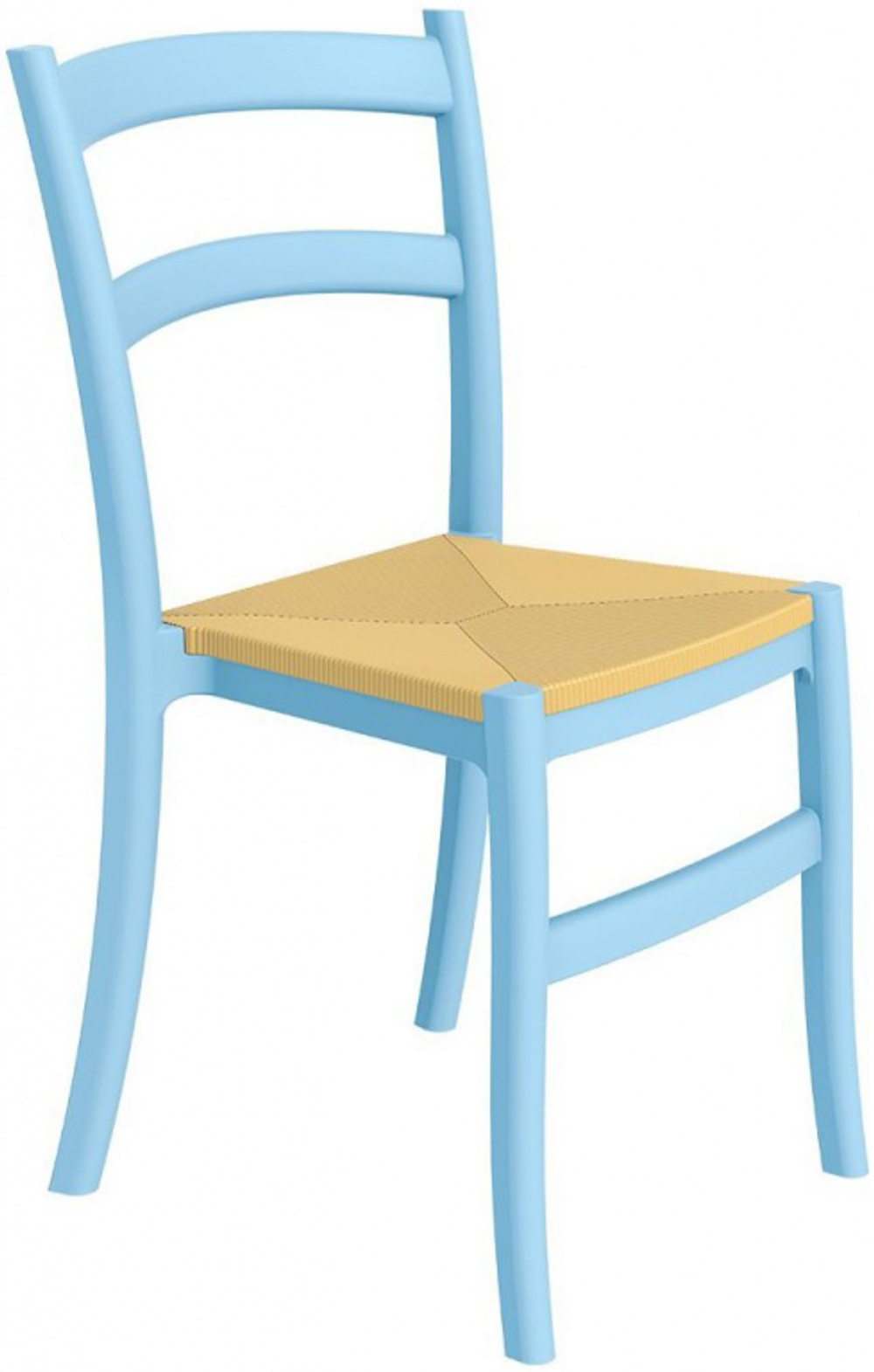 Стул пластиковый Siesta Contract Tiffany-S, голубой