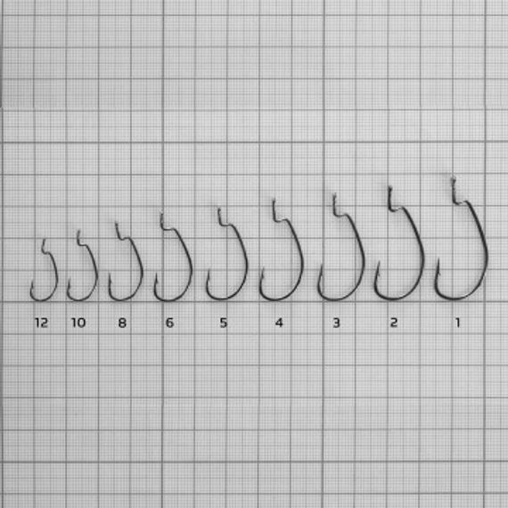 Крючок офсетный №3 цвет BN (5шт) Helios (HS-1205-3)