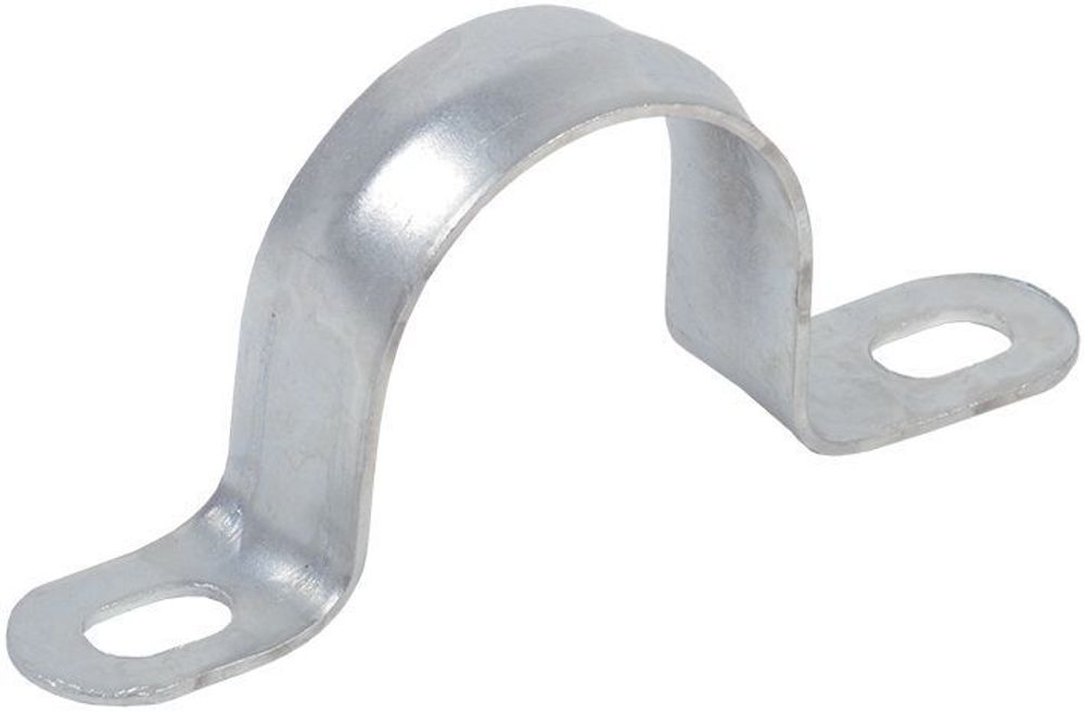 Скоба крепежная двухлапковая d25-26мм метал. (уп.10 шт) IEK CMAT11-25-010