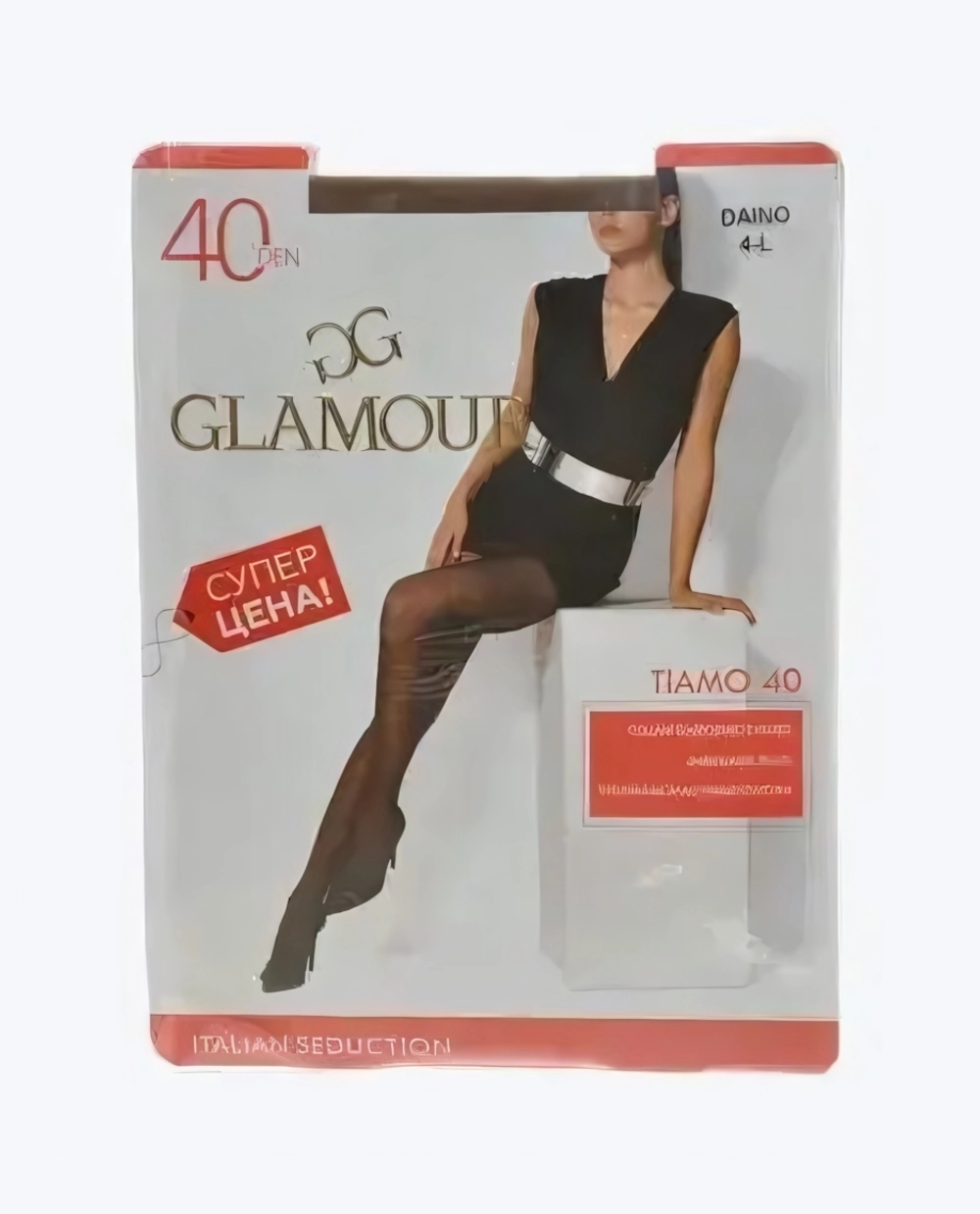 Колготки женские GLAMOUR TIAMO 40 р.4 Daino