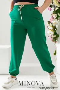 Брюки 5328-зеленый Minova