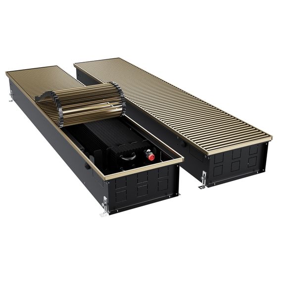 Конвектор внутрипольный Royal Thermo ATRIUM TURBO-150/300/3000-DG-U-AU
