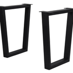 Подстолье, ножки для стола металлические в стиле лофт, опоры мебельные - Комплект 2 шт