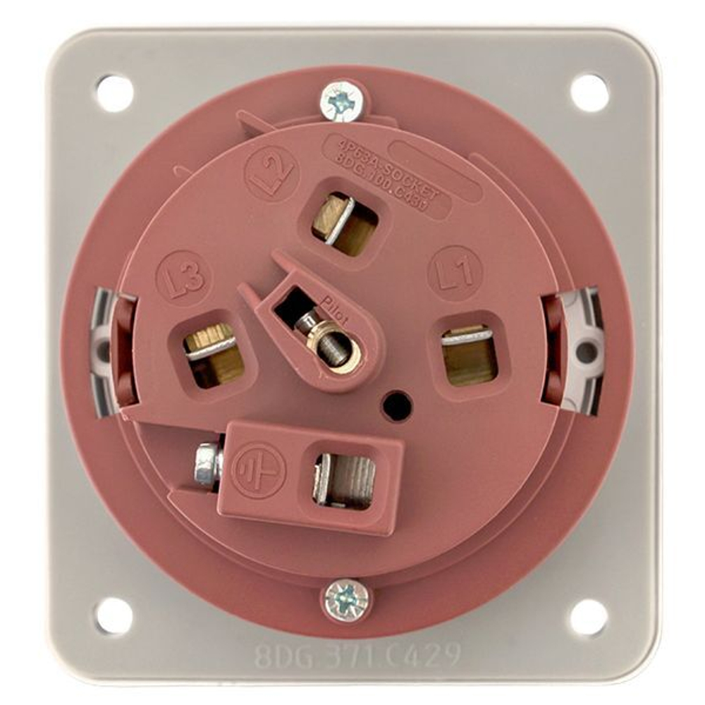 Розетка стационарная внутренняя EKF ps-3342-63-380