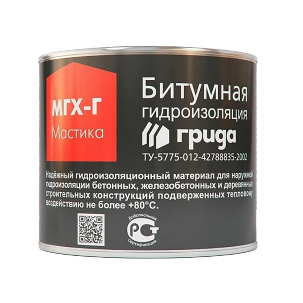 Мастика битумная МГХ-Г  2кг (Грида)
