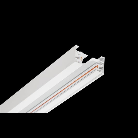 Шинопровод однофазный с питанием и заглушкой Crystal Lux CLT 0.11 01 L2000 WH