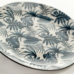 Тарелка White Fox WF-TRD23 обеденная фарфор Тропики D 23 см | White Fox