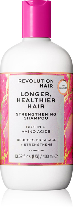 Revolution Haircare Longer, Healthier - укрепляющий и восстанавливающий шампунь для длинных волос /   400  ml  / GTIN 5057566609128