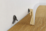 Напольный плинтус SALAG ALPHA 80 Solid Oak (Дуб Массив) (80х16х2400мм)