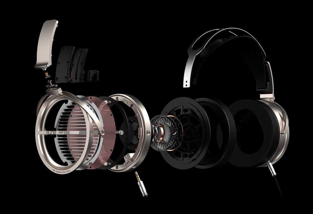 Наушники проводные Aune AR5000, полноразмерные, открытые, серебристые