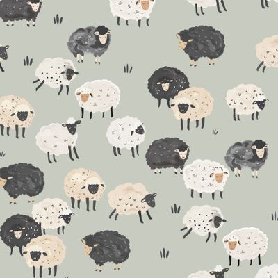 Овечки на травке.