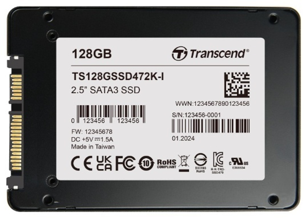 SSD Transcend TS128GSSD472KI-VS1 128 Гб