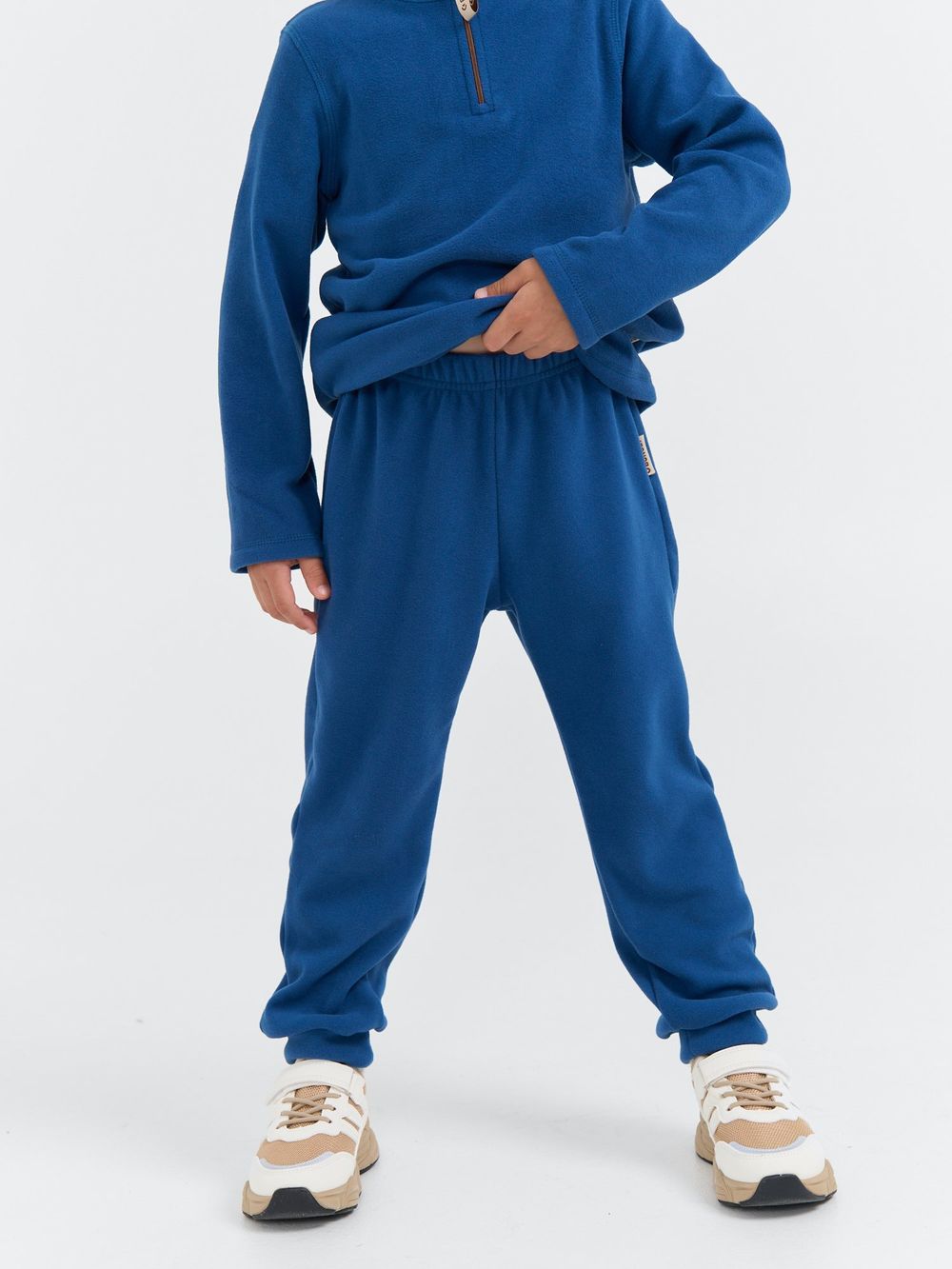 Джоггеры флисовые "Деним"
