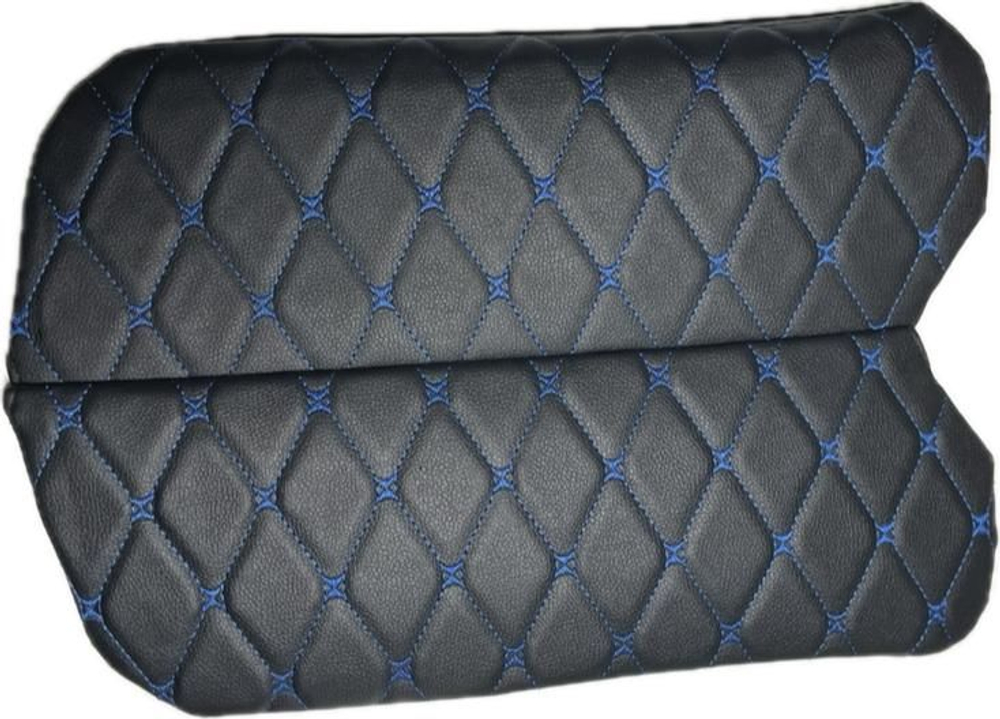 Чехлы на козырьки ВАЗ 2104, 2105, 2107 (синяя нить Бабочка)