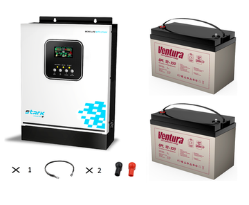 Комплект ИБП Stark Country 3000 INV MAX + АКБ Ventura GPL 12-100 х 2 шт.