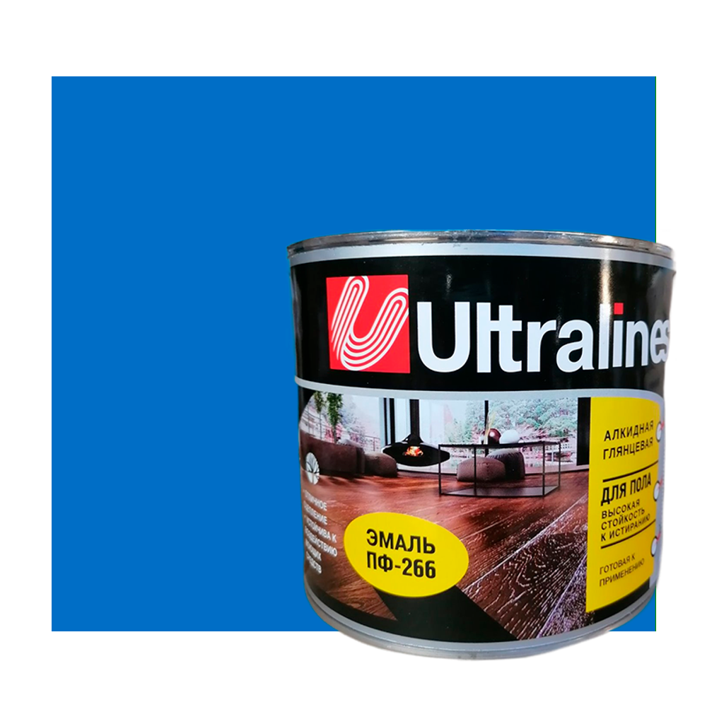 Эмаль ПФ-115 "ULTRA LINES" ГОЛУБАЯ 2,6 кг