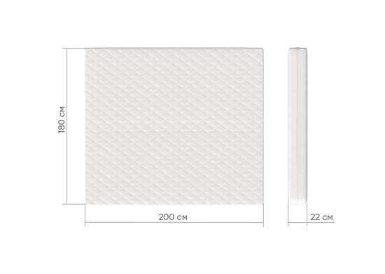 Матрас кокос/eco-foam/латекс 22 см (180*200 см)