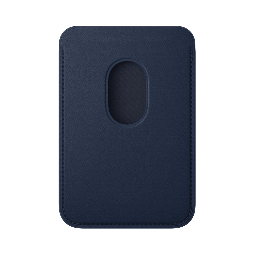 Тканевый чехол-бумажник с поддержкой MagSafe Apple FineWoven Wallet (2023), Deep Blue (Темно-синий)
