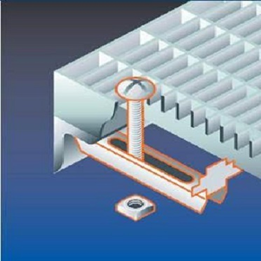Крепление для решеток