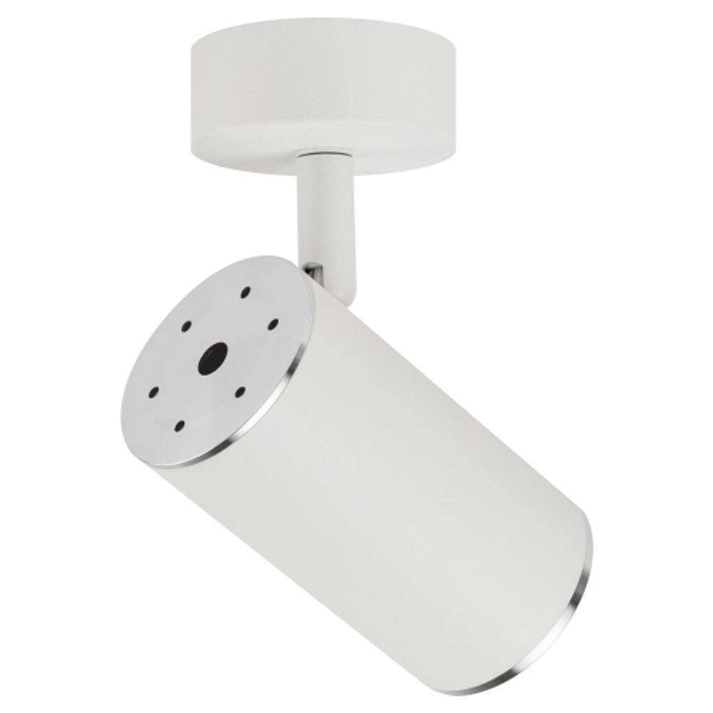 Светильник настенно-потолочный спот ЭРА OL35 WH под лампу MR16 GU10 белый/хром