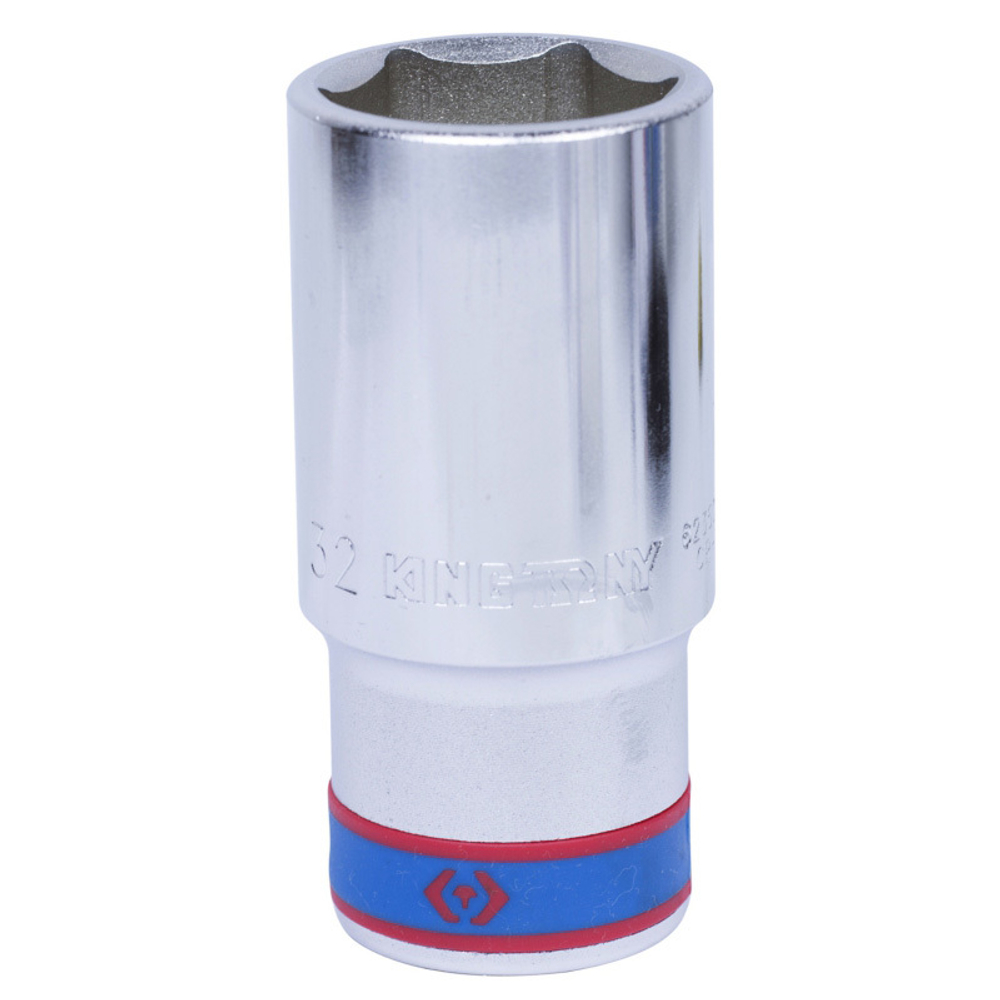 Головка торцевая глубокая шестигранная 3/4&quot;, 32 мм KING TONY 623532M