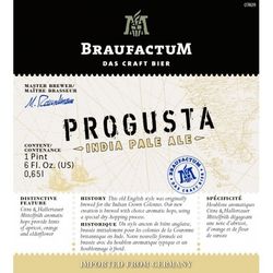 Пиво Braufactum Progusta Пиво Braufactum Progusta