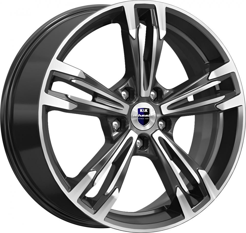 K&amp;K Karrera Light 7x18 5x114.3 ET 38 Dia 67.1 (алмаз черный)