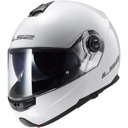 LS2 Шлем модуляр для мотоцикла белый FF325 STROBE SNOW Solid снегоходный